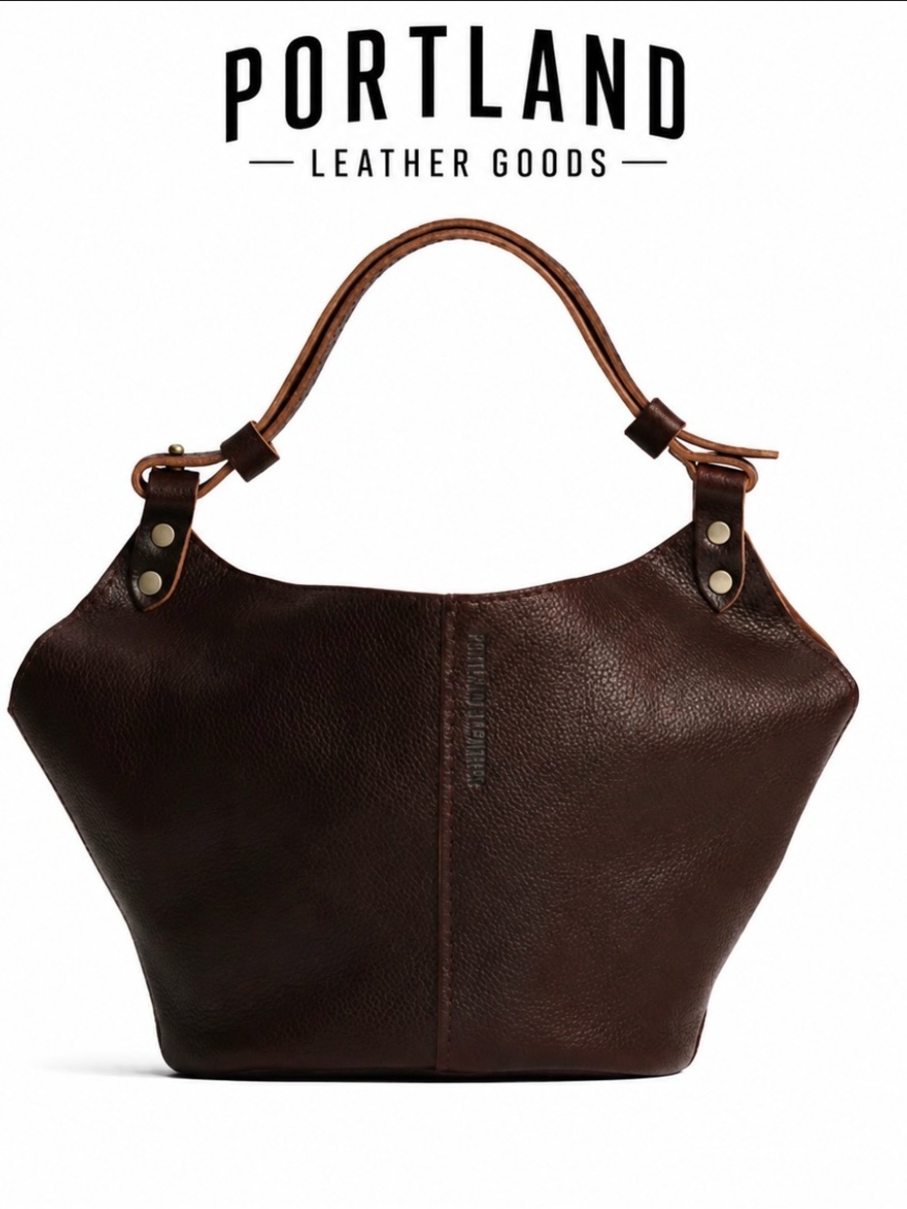 Portland Leather Chocolate Brown Tote